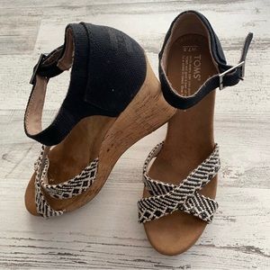 TOMS wedges sandals